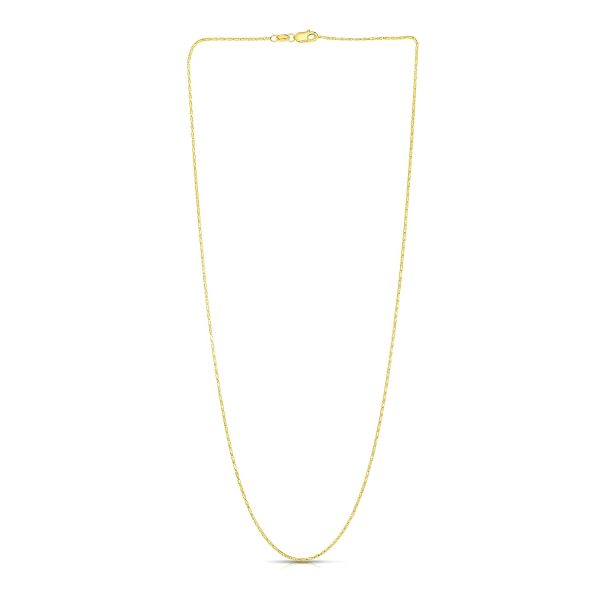 14k Yellow Gold Lumina Pendant Chain 0.9mm