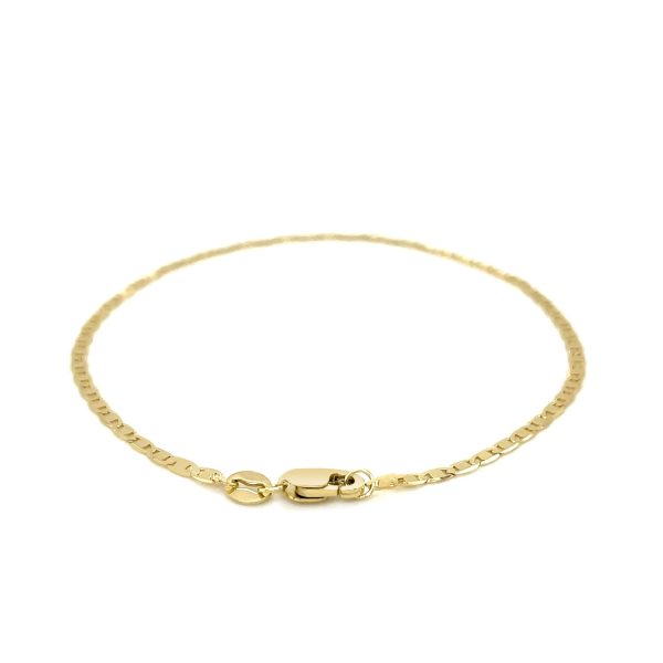 10k Yellow Gold Mariner Link Bracelet 1.7mm