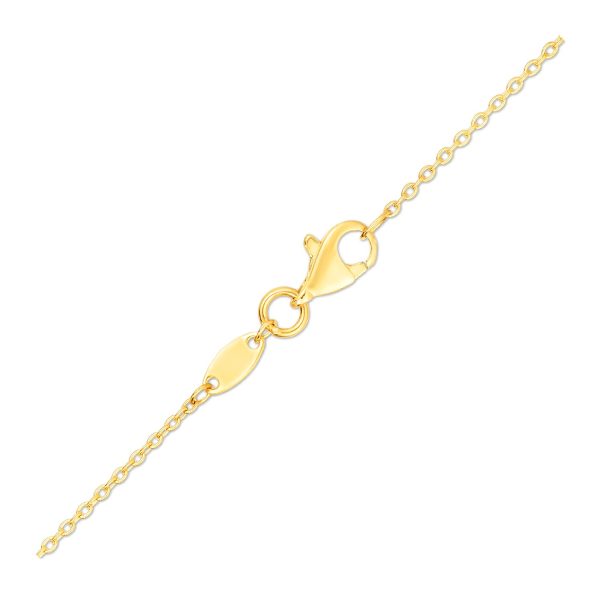 14k Yellow Gold Pendant with Bow