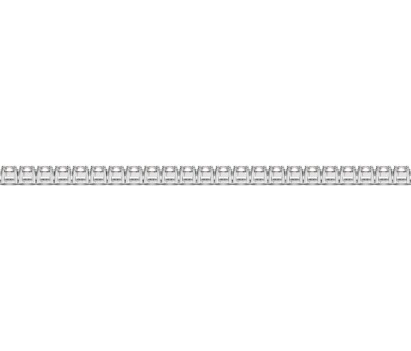 14k White Gold Round Diamond Tennis Bracelet (2 cttw)