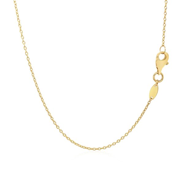 Necklace with Mom Pendant and Heart in 10k Two Tone Gold