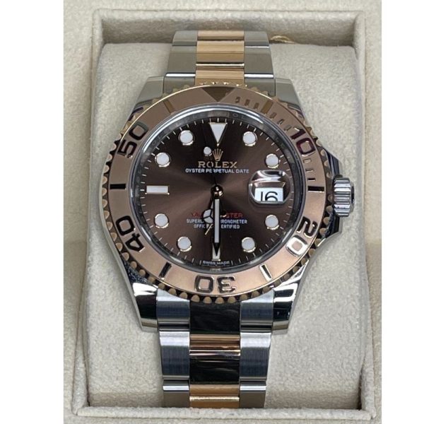 Mint Rolex Yacht Master 116621 Two-tone Rose Gold & Steel Oyster Chocolate Dial 2016