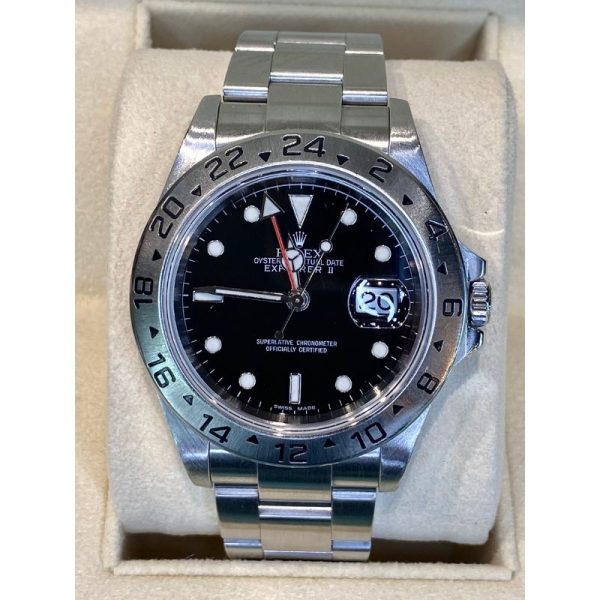 Rolex Explorer II 16570 40mm Stainless Steel Oyster Black Dial 2007